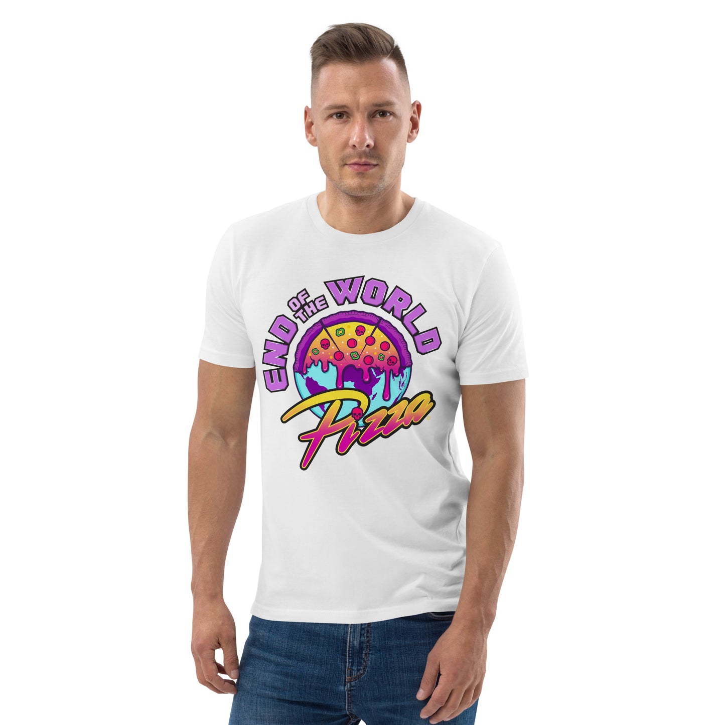 END OF THE WORLD PIZZA - T-Shirt (AR Enabled)